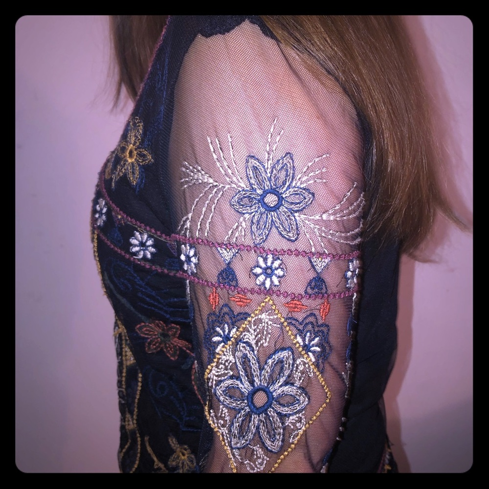 Mesh Lacey Long Sleeve